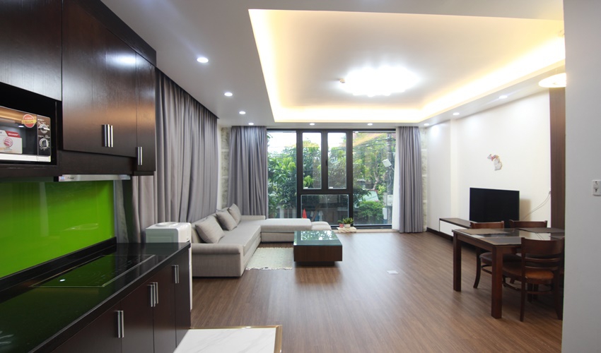 Modern 01 bedroom apartment for rent in Xuan Dieu, Tay Ho, Hanoi